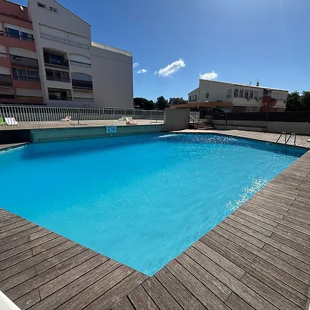 T2 4 Couchages Centre Port Du Cap D'agde , Climatisation , Piscine